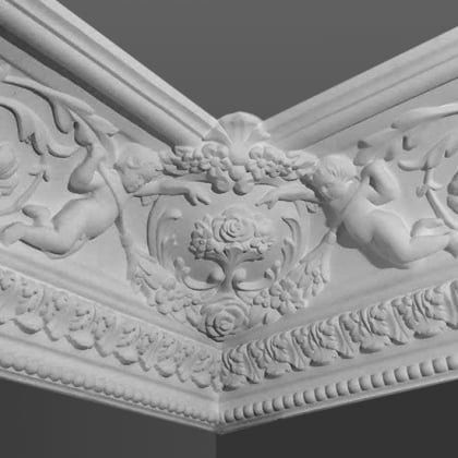 карниз з гіпсу