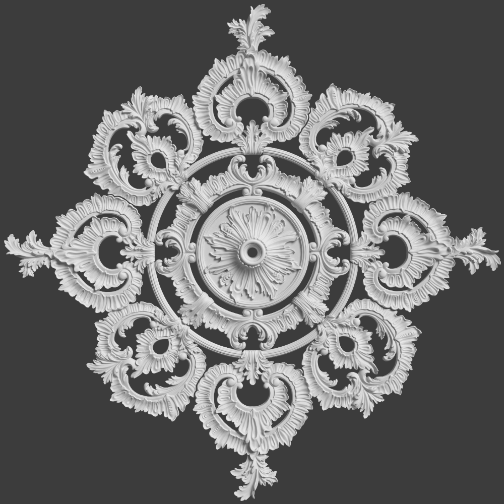 гипсовая розетка