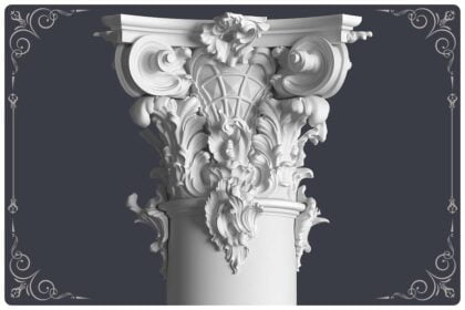 Гіпсові колони напівколони