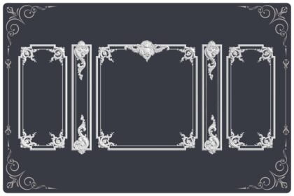 Гіпсові рамки, кути