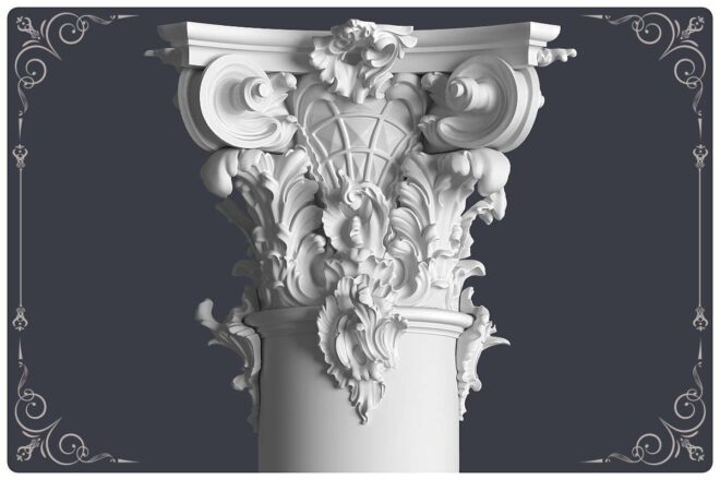 Гіпсові колони напівколони