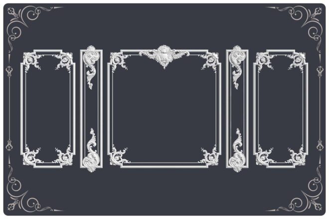 Гіпсові рамки, кути